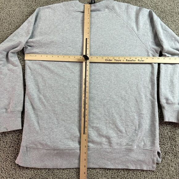 Ivy Park Sweatshirt Womens Medium Gray Sequence Flip Logo Crewneck Beyonce - Picture 7 of 11